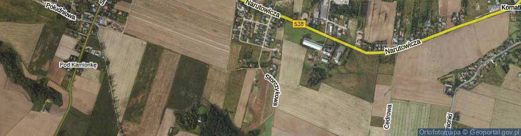 Zdjęcie satelitarne Storczykowa ul.